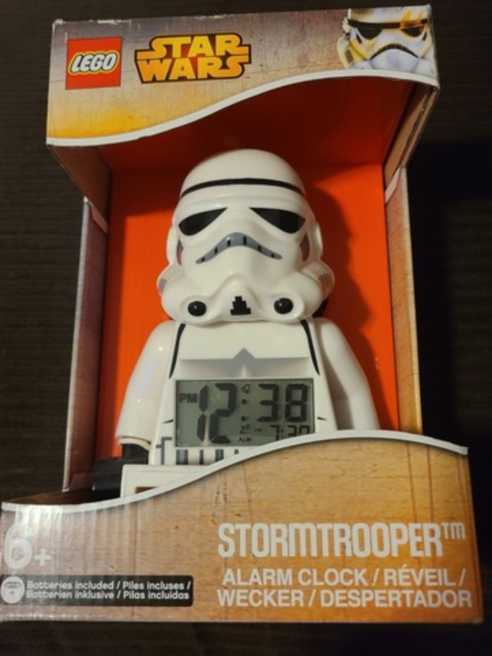 LEGO STAR WARS "Stormtrooper Figure Digital Alarm Clock" 9002137 UNOPENED in box